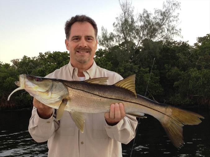 Dean Gropper fishing picture - Florida Snook