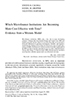 Dean Gropper&#39;s Publication - Which Microfinance Institutions Are Becoming More Cost Effective with Time - published in the Journal of Money, Credit, and Banking (icon)